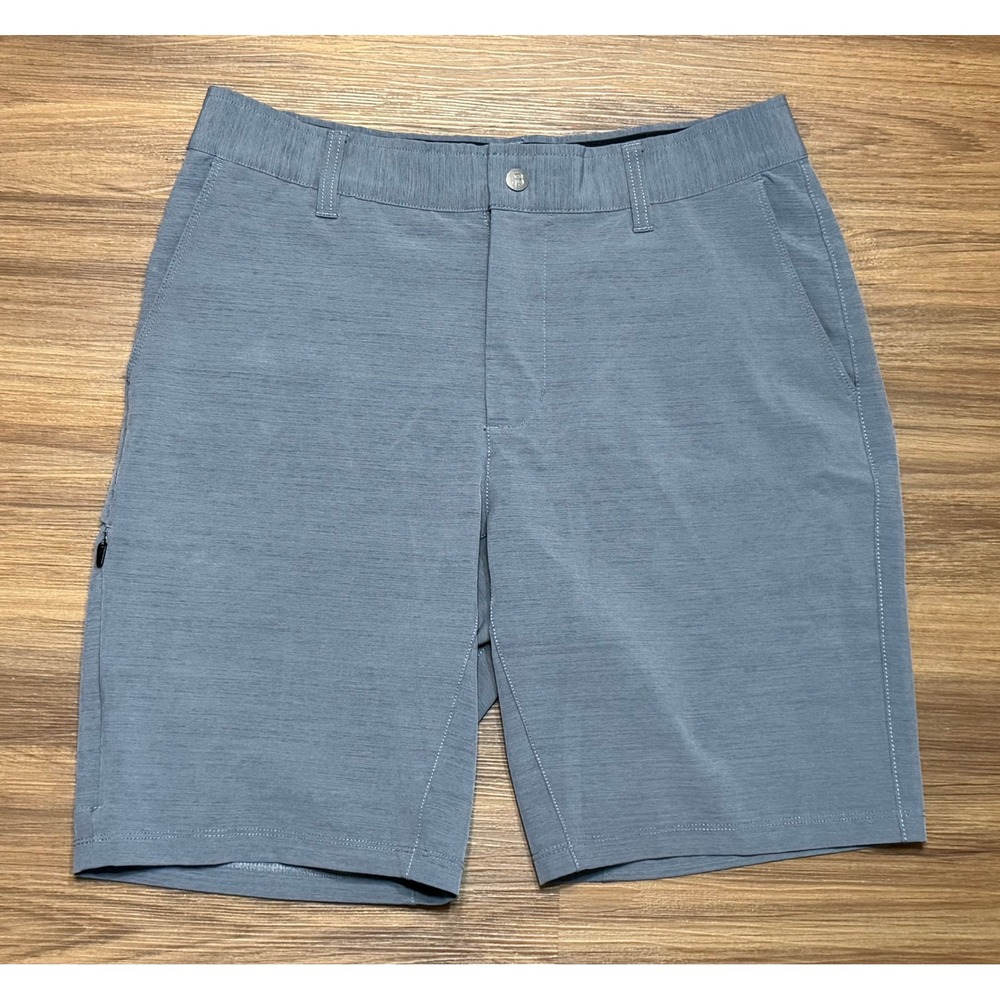 BYLT Kinetic 9" Shorts All Day Tech Chino Mens Charcoal Grey Performance Sz M